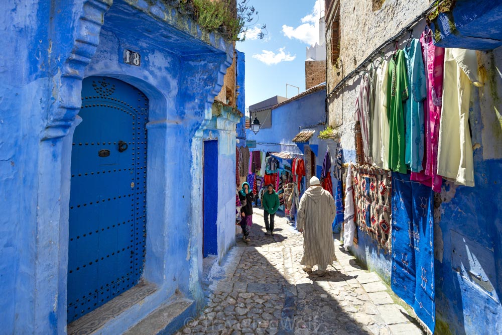 chefchaouen blaue stadt marokko