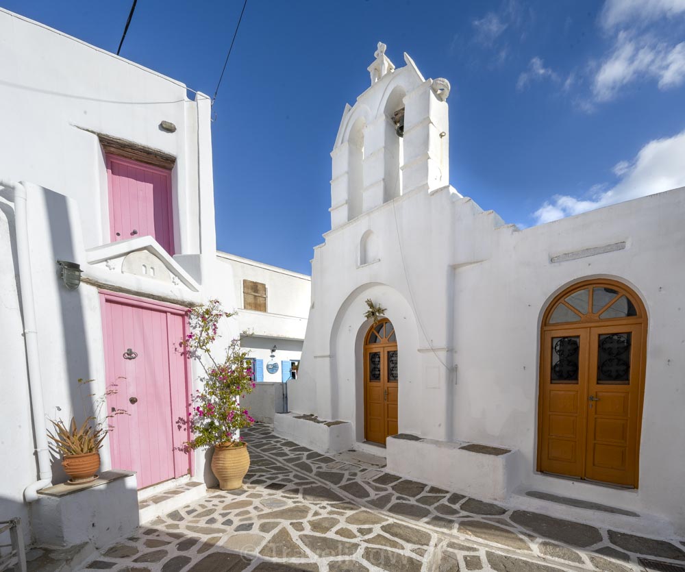 little church marpissa paros cyclades greece