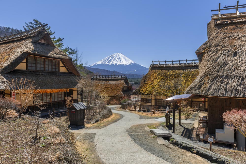 Iyashinosato historic Village mount fuji japan