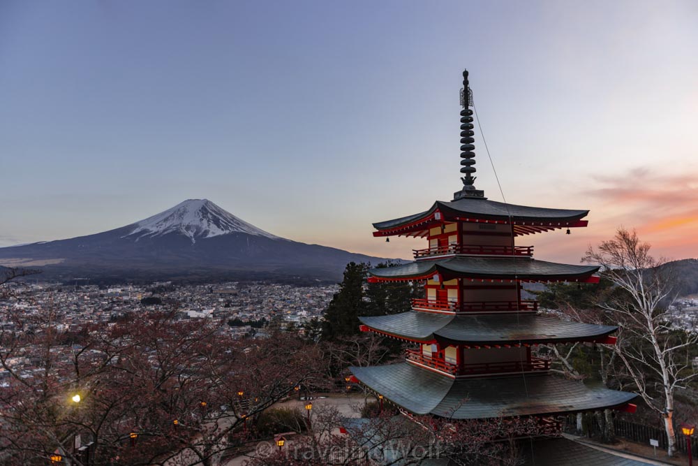 japan mount fuji chureito pagoda