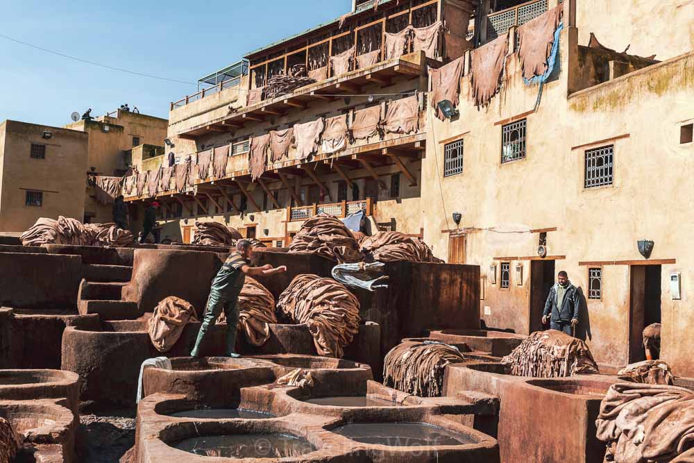 tanneries fes morocco