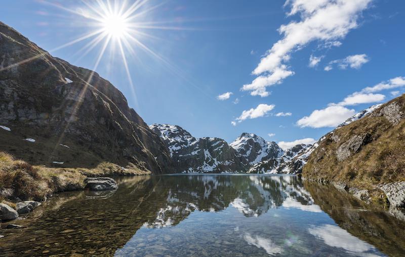 lake harris routeburn track queenstown new zealand