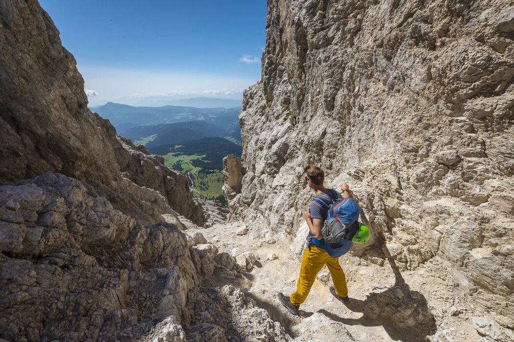 pas de la coronelle rosengarten dolomites