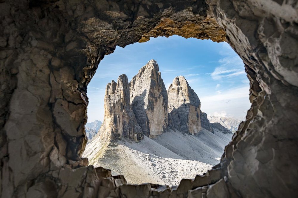 tre cime paternkofel dolomites