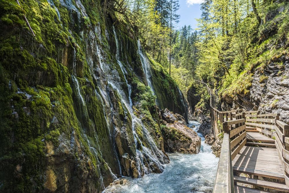 magical gorge near königssee wimbachklamm